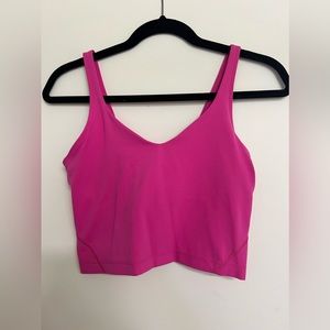 LULULEMON SONIC PINK ALIGN TANK SIZE 6